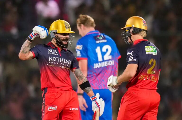 IPL🏏 RCB vs DC # IPL ‘ਚ ਬੈਂਗਲੁਰੂ ਦੀ ਛੇਵੀਂ ਜਿੱਤ: ਦਿੱਲੀ ਨੂੰ 9 ਵਿਕਟਾਂ ਨਾਲ ਹਰਾਇਆ
