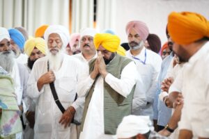 ਗੁਰਦੁਆਰਾ ਜੋਤੀਸਰ ਸਾਹਿਬ ਵਿਖੇ ਨਤਮਸਤਕ ਹੋਏ ਮੁੱਖ ਮੰਤਰੀ ਭਗਵੰਤ ਮਾਨ