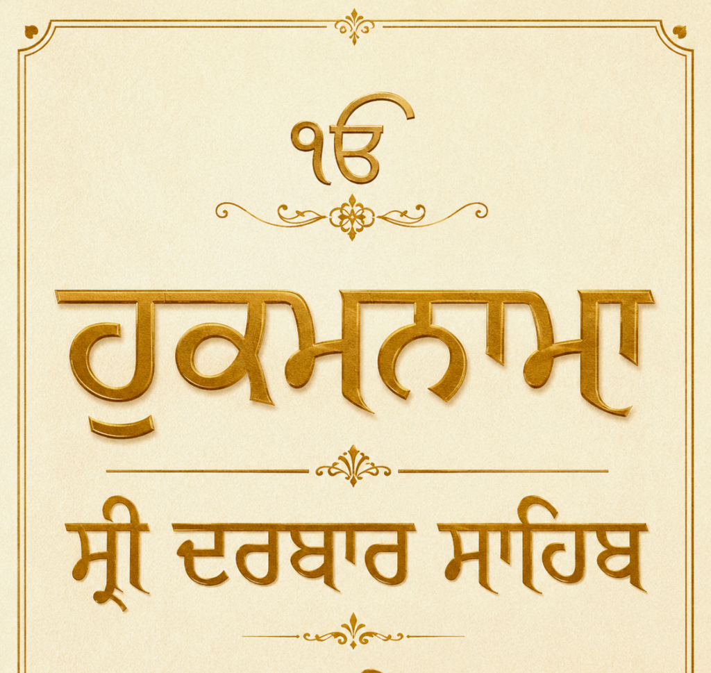 ਹੁਕਮਨਾਮਾ ਸ੍ਰੀ ਦਰਬਾਰ ਸਾਹਿਬ 28 ਮਈ 2026